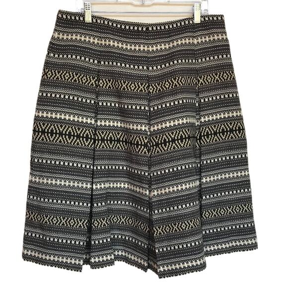 MaxMara Weekend Multi-color Woven Pleated Midi Skirt - Picture 1 of 5
